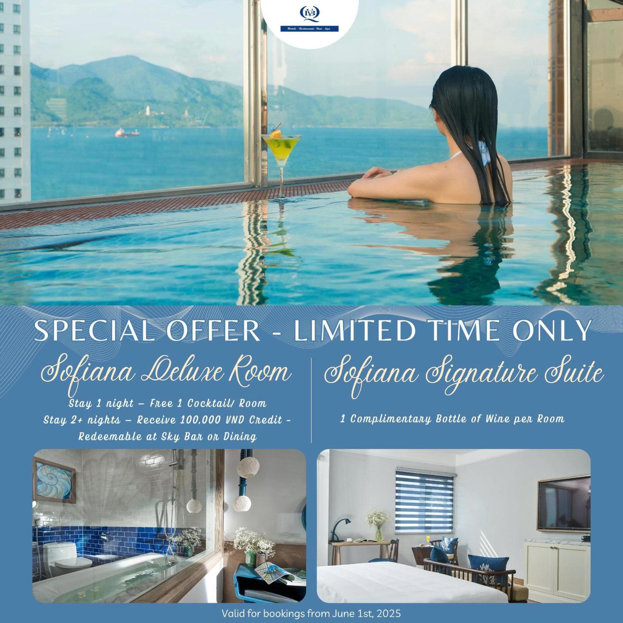 Sofiana My Khe & Spa- Rooftop Pool Bar Đà Nẵng